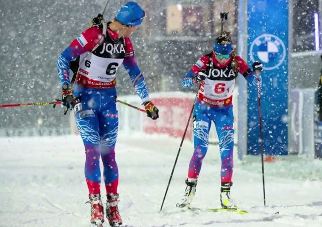Евгения Буртасова и Матвей Елисеев стали вторыми в «Рождественской гонке 2021», победили австрийцы