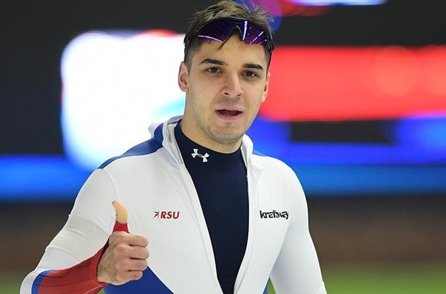Россиянин Руслан Мурашов — бронзовый призёр первого этапа Кубка мира в Херенвене на дистанции 500 м