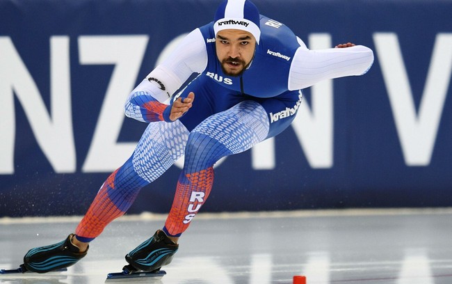 Конькобежец Арефьев — победитель этапа Кубка мира в Херенвене на дистанции 500 метров