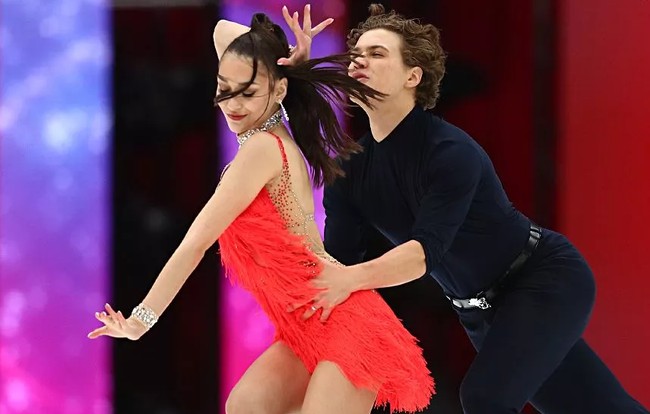 Елизавета Шанаева и Павел Дрозд захватили лидерство после ритм-танца в Финале Гран-при России в Санкт-Петербурге