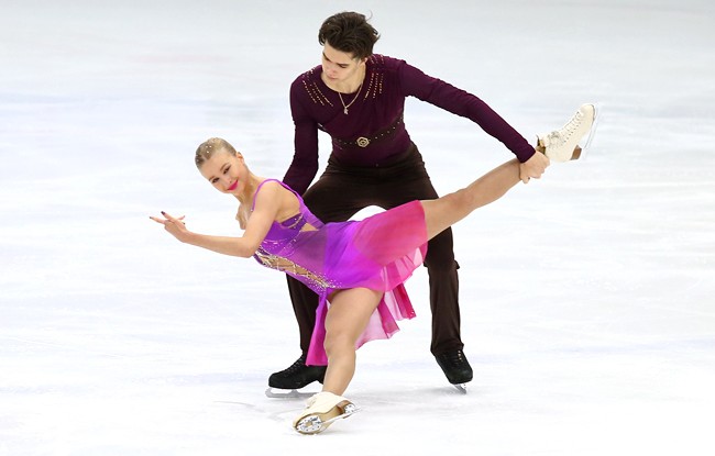 Фигуристы Софья Леонтьева и Даниил Горелкин выиграли Финал Кубка Федерации в танцах на льду среди юниоров