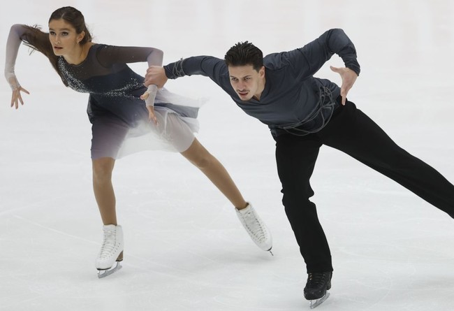 Софья Тютюнина и Андрей Багин — победители шестого этапа Гран-при России в Перми в танцах на льду