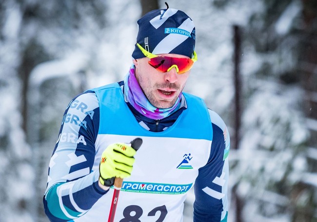 Сергей Устюгов — первый в гонке на 10 км классическим стилем в рамках лыжных соревнований «Сыктывкарская лыжня»