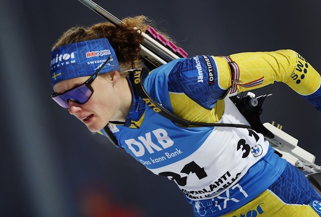 Шведка Ханна Оберг одержала победу в индивидуальной гонке на первом этапе Кубка мира по биатлону в Контиолахти