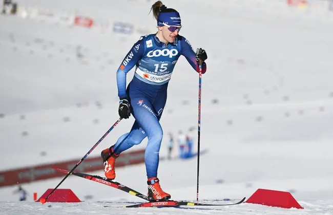 Швейцарка Фендрих и француз Шаппа выиграли квалификацию в спринте на третьем этапе КМ по лыжным гонкам в Бейтостолене