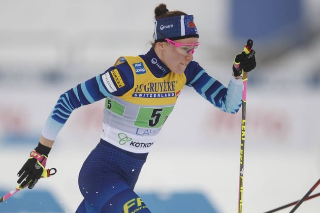 Керту Нисканен победила в гонке на 10 классическим стилем на третьем этапе Кубка мира по лыжным гонкам в Бейтостолене