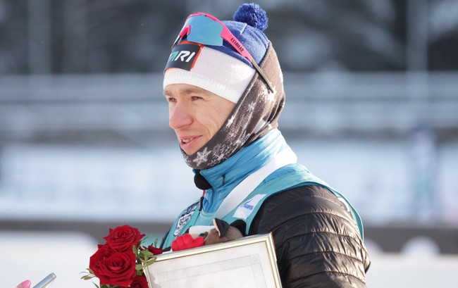 Роман Ерёмин — победитель большого масс-старта на третьем этапе Кубка Содружества по биатлону в Рязани