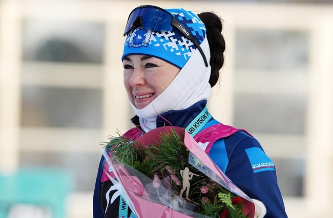 Лариса Куклина выиграла масс-старт на четвёртом этапе Кубка Содружества по биатлону в Раубичах