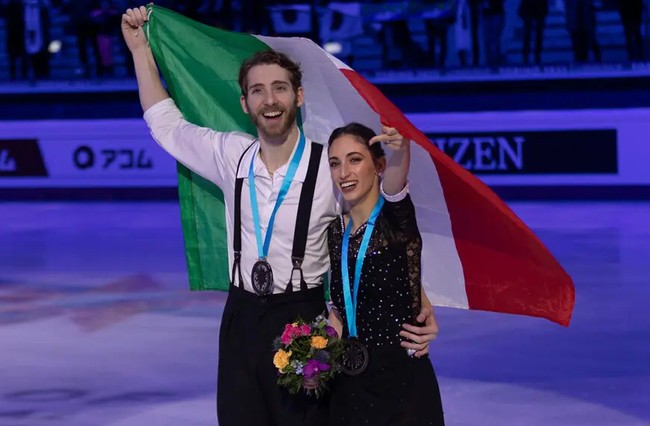 Итальянские фигуристы Сара Конти и Никколо Мачии — чемпионы Европы в парном катании