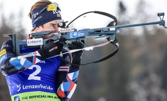 Норвежец Вебьёрн Сорум выиграл спринт на шестом этапе Кубка IBU по биатлону в Обертиллиахе