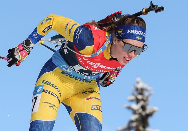 Шведская биатлонистка Эльвира Оберг пропустит масс-старт на чемпионате мира в Оберхофе