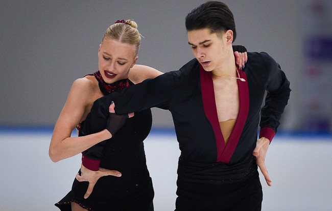 Фигуристы Леонтьева и Горелкин лидируют после ритм-танца в финале Кубка Федерации в Санкт-Петербурге