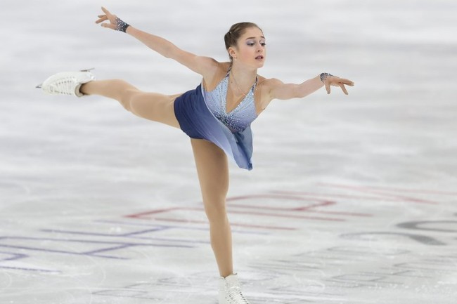 Алина Горбачёва — победительница юниорского чемпионате России по фигурному катанию в Перми