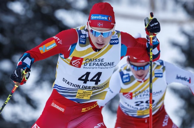 Норвежские лыжники заняли весь пьедестал в мужском скиатлоне на чемпионате мира в Планице