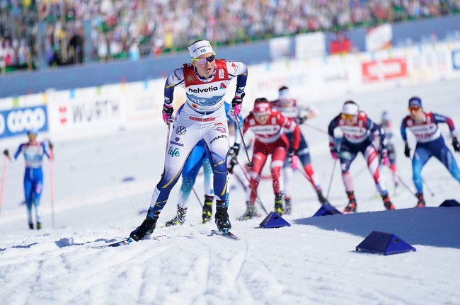 Первая команда Швеции — лучшая в смешанной эстафете на домашнем этапе Кубка мира по лыжным гонкам в Фалуне