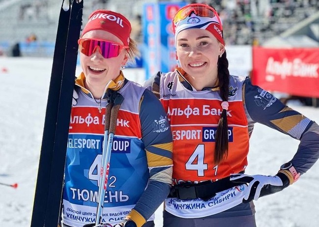 Лыжницы Смирнова и Пантрина прокомментировали победу в командном спринте на чемпионате России