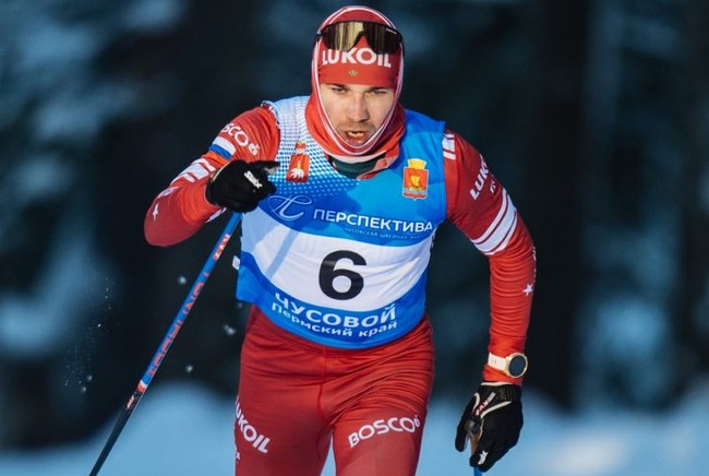 Алексей Червоткин выиграл гонку на 10 км свободным стилем на контрольной тренировке в рамках соревнований «Югория. Первый снег»