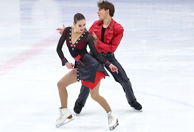 Екатерина Рыбакова и Иван Махноносов — победители шестого этапа юниорского Гран-при России в Москве в танцах на льду