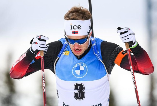 Норвежец Тарьей Бё стал победителем спринта на втором этапе Кубка мира по биатлону в Хохфильцене
