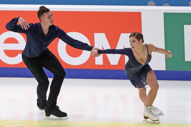 Анастасия Мишина и Александр Галлямов выиграли соревнования спортивных пар на Спартакиаде-2024