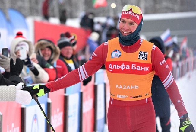 Александр Большунов: Сегодня интересная гонка получилась, небольшая дистанция для скиатлона – 20 км всего