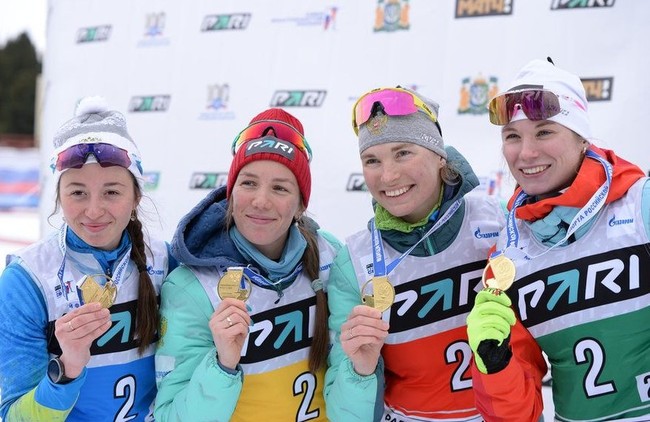 Женская сборная Свердловской области по биатлону выиграла эстафету на Спартакиаде в Златоусте