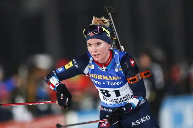 Норвежка Фемстейневик — победительница спринта на VII этапе Кубка IBU в Обертиллиахе, Анастасия Кузьмина — шестая