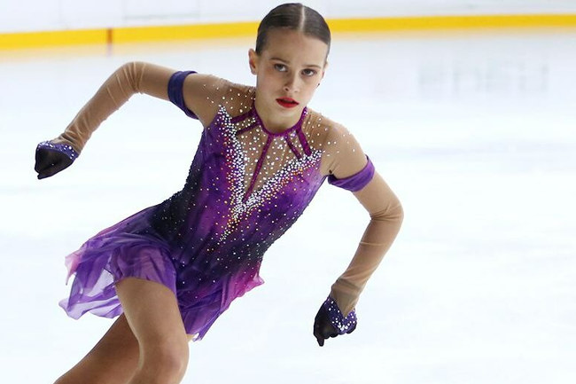 Майя Сарафанова выиграла этап юниорского Гран-при России в Казани, Сарновская — вторая, Ореховская — третья Майя Сарафанова выиграла этап юниорского Гран-при России в Казани, Сарновская — вторая, Ореховская — третья