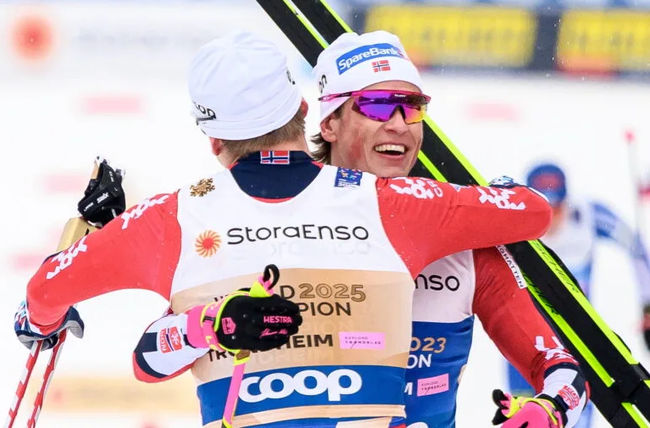 Эрик Вальнес и Йоханнес Клебо