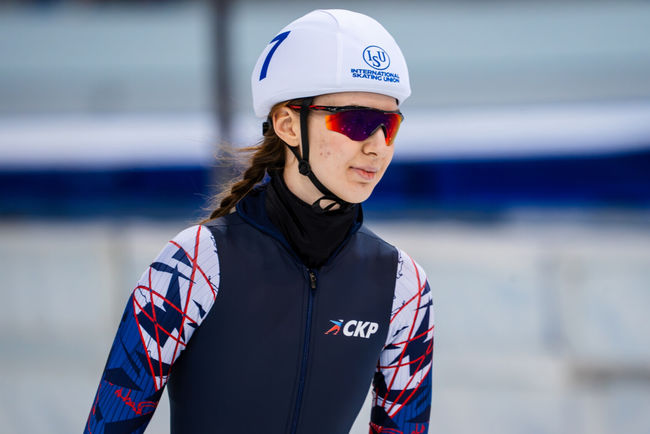 Российская конькобежка Анастасия Семенова завоевала олимпийскую лицензию в масс-старте
