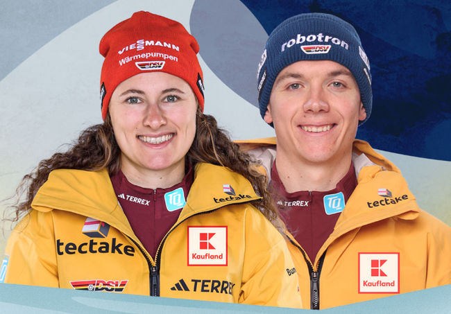 Немецкие биатлонисты Янина Хеттих-Вальц и Юстус Штрелоу&nbsp;— победители &laquo;Рождественской гонки 2025&raquo;