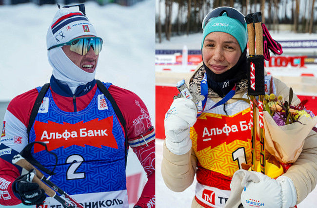 Карим Халили и Наталия Шевченко победили в рейтинге Союз биатлонистов России по итогам сезона-2025/2026
