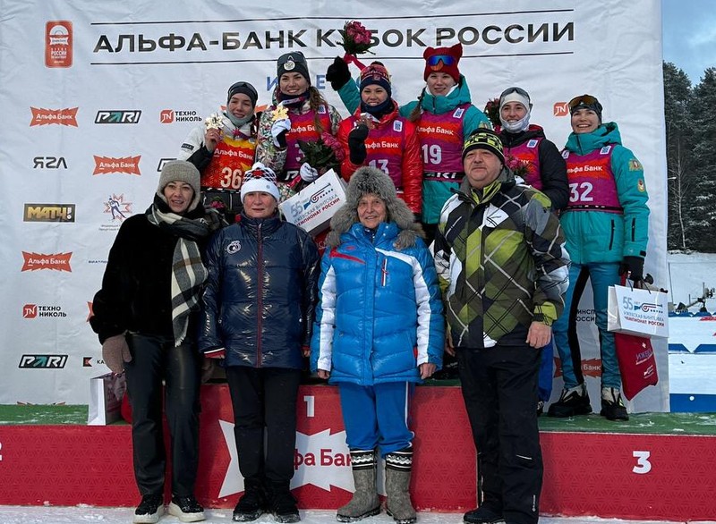 14.12.2024. Кубок России 2024/2025 по биатлону, III этап, Ижевск: призёры женского спринта