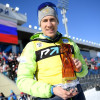 Победитель общего зачёта Кубка Содружества 2022/2023 по биатлону Эдуард Латыпов. ©СБР