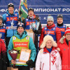 11.01.2026. Чемпионат России 2026 по биатлону, Ижевск: призёры мужского большого масс-старта Эдуард Латыпов (6&nbsp;место), Кирилл Бажин (серебро), Савелий Коновалов (золото), Карим Халили (бронза), Александр Корнев (4) и Степан Данилов (5) . ©СБР