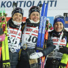 05.03.2026 Кубок мира 2025/2026 по биатлону, Контиолахти: призёры женской индивидуальной гонки шведки Ханна Оберг (серебро), Эльвира Оберг (золото) и словачка Паулина Батовска-Фиалкова (бронза)