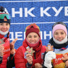 17.01.2026. Кубок России 2025/2026 по биатлону, Демино: призёры женской гонки преследования Анастасия Халили (серебро), Кристина Резцова (золото) и Наталия Шевченко (бронза). ©СБР