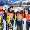 24.01.2026. Кубок мира 2025/2026 по биатлону, Нове Место: серебряные призеры смешанной эстафеты сборная Франции