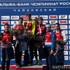 11.09.2025. Чемпионат России по летнему биатлону, Чайковский: призёры женской индивидуальной гонки Наталия Шевченко (серебро), Виктория Сливко (золото), Анастасия Гришина (бронза). ©СБР