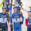 22.03.2026. Кубок мира 2025/2026 по биатлону, IX этап, Осло-Холменколлен: призёры женского масс-старта шведка Ханна Оберг (серебро), итальянка Лиза Виттоцци (золото) и чешка Тереза Воборникова (бронза)