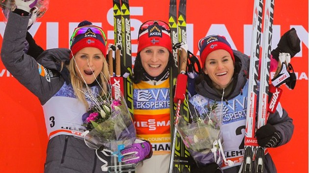 КМ 2014/2015 по лыжным гонкам, Лиллехаммер: призёры женского мини-тура