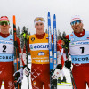 14.12.2025. Лыжные гонки. Кубок России 2025/2026, III этап, Чусовой: призёры мужской гонки преследования 14.12.2025. Лыжные гонки. Кубок России 2025/2026, III этап, Чусовой: призёры мужской гонки преследования Александр Большунов (серебро), Сергей Ардашев (золото) и Артём Мальцев (бронза). ©ФЛГР