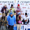 30.10.2025. Лыжные гонки, «Кубок Селигдара», Алдан (Якутия): призёры женской гонки на 5 км свободным стилем. @ski_aldan