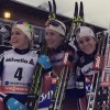 Тур де Ски 2015: призёры женской гонки преследования