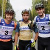 21.09.2026. Летний чемпионат России 2026 по лыжным гонкам, Малиновка: призёры мужского масс-старта на 30&nbsp;км классическим стилем (лыжероллеры) Савелий Коростелёв (серебро), Алексей Червоткин (золото) и Сергей Ардашев (бронза). ©ФЛССР