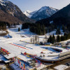 Лыжный стадион в Оберстдорфе (Германия). С 23-го февраля по 7 марта в Оберстдорфе пройдёт чемпионат мира 2021 по лыжным гонкам