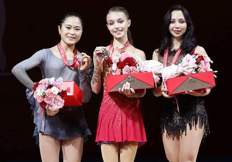 IV этап Гран-при 2019/2020 по фигурному катанию, «Кубок Китая»: призёры в женском одиночном катании