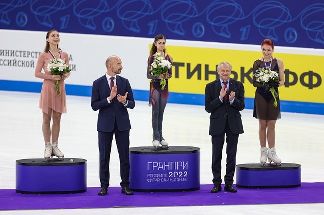 России 2022/2023, II этап, Сочи: победители и призёры в женском одиночном катании
