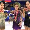VI этап Гран-при 2019/2020 по фигурному катанию, «Кубок Японии»: призёры в женском одиночном катании