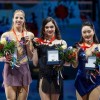 I этап Гран-при 2017/2018, Москва: призёры в женском одиночном катании